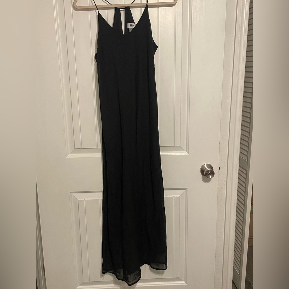 Black sheer dress